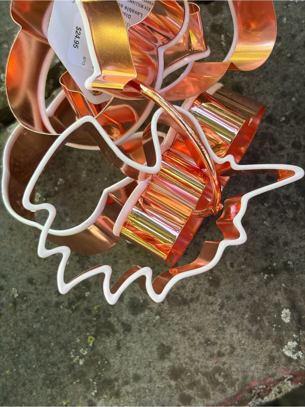 6 Williams Sonoma Copper Coated Animals Cookie Cutters - All Seasons - NIP!!